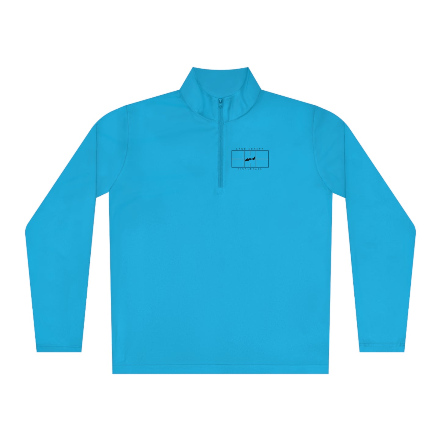 Lake Geneva Pickleball Court Quarter-Zip Pullover
