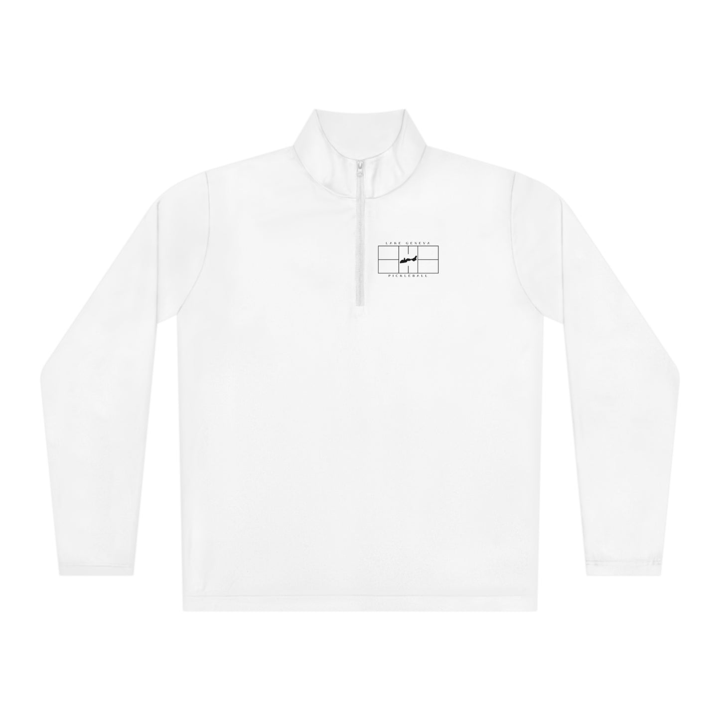 Lake Geneva Pickleball Court Quarter-Zip Pullover