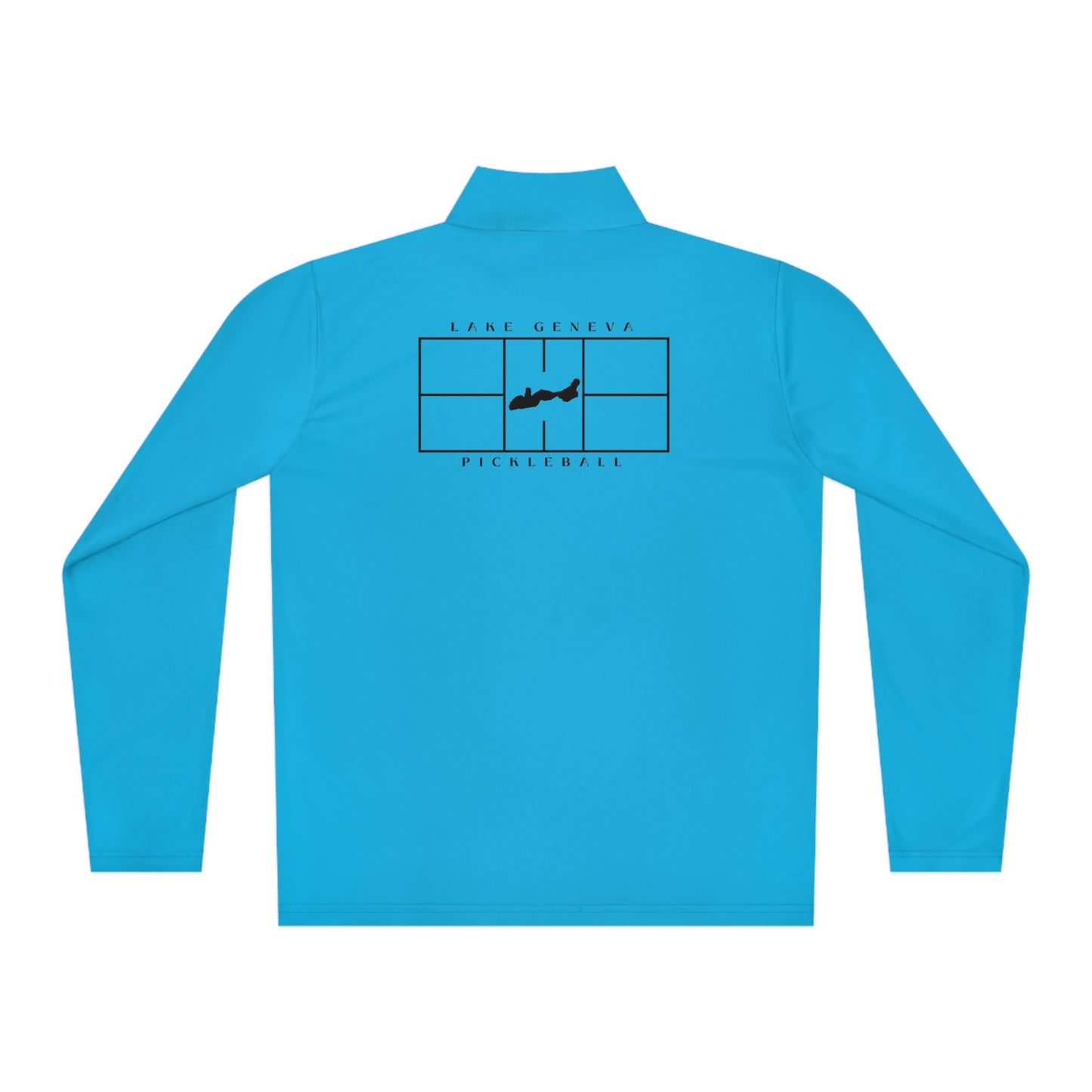 Lake Geneva Pickleball Court Quarter-Zip Pullover
