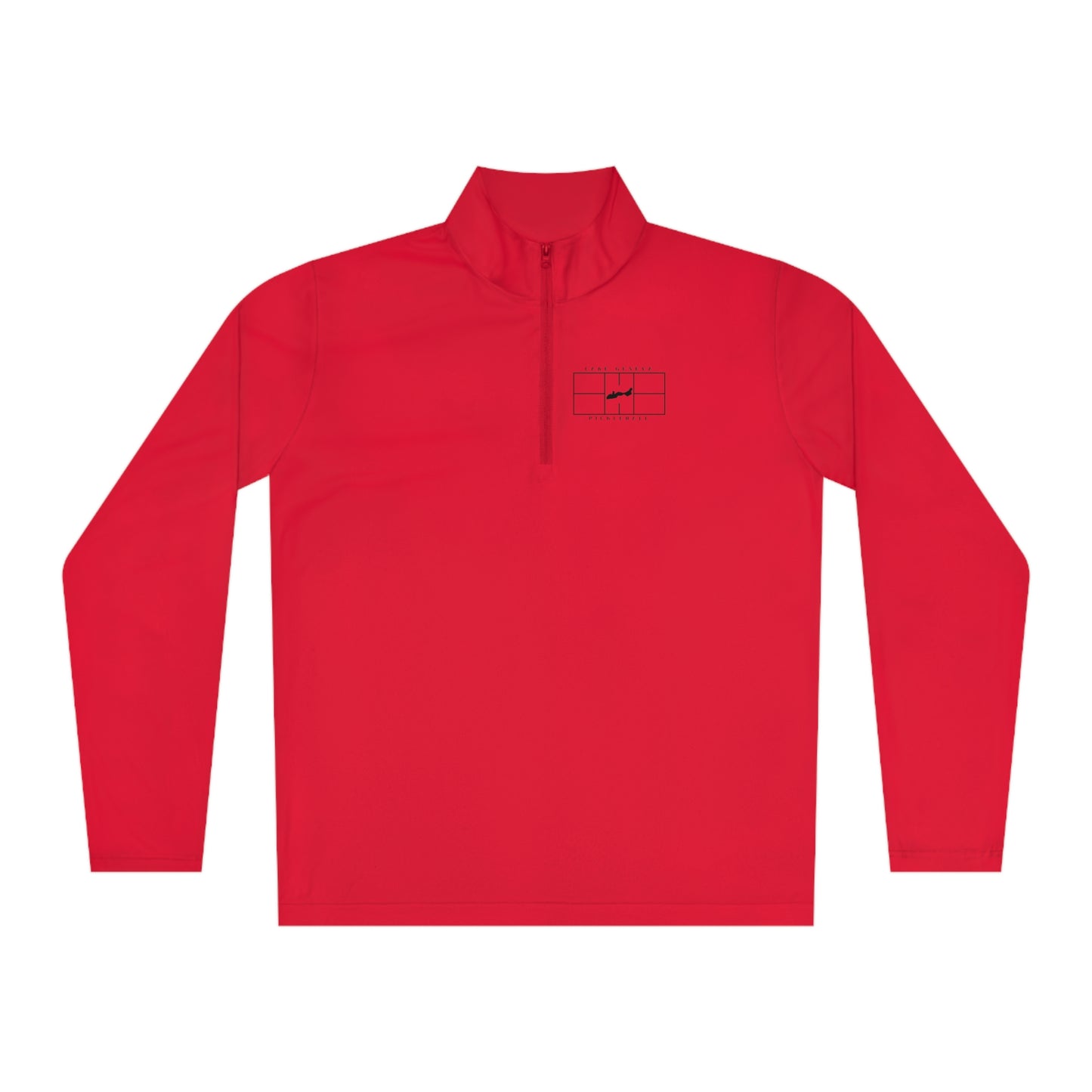Lake Geneva Pickleball Court Quarter-Zip Pullover