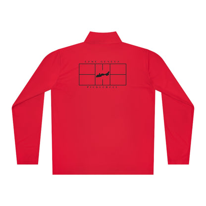 Lake Geneva Pickleball Court Quarter-Zip Pullover