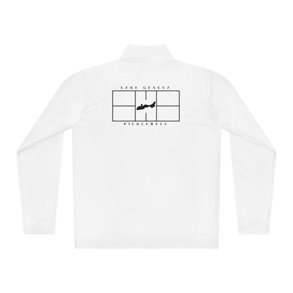 Lake Geneva Pickleball Court Quarter-Zip Pullover