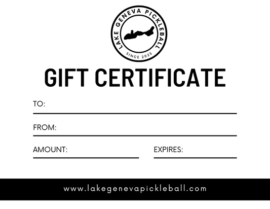 Lake Geneva Pickleball Gift Card