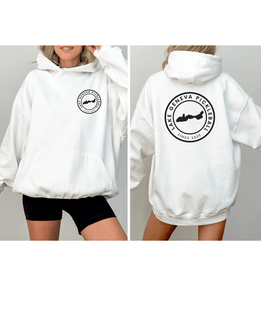 Premium Lake Geneva Pickleball Hooded Sweatshirt